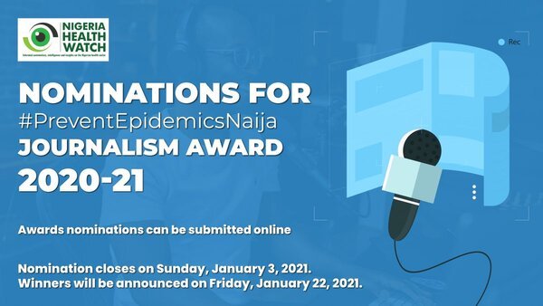 preventepidemicsnaija journalism award