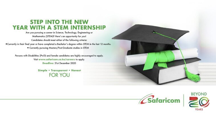 Safaricom STEM Internship Program 2021