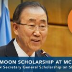 Ban Ki-Moon Scholarship for Masters Study at MCI 2021