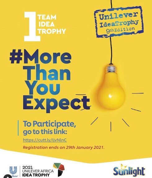 Unilever Idea Trophy 2021 For Young Nigerian Students