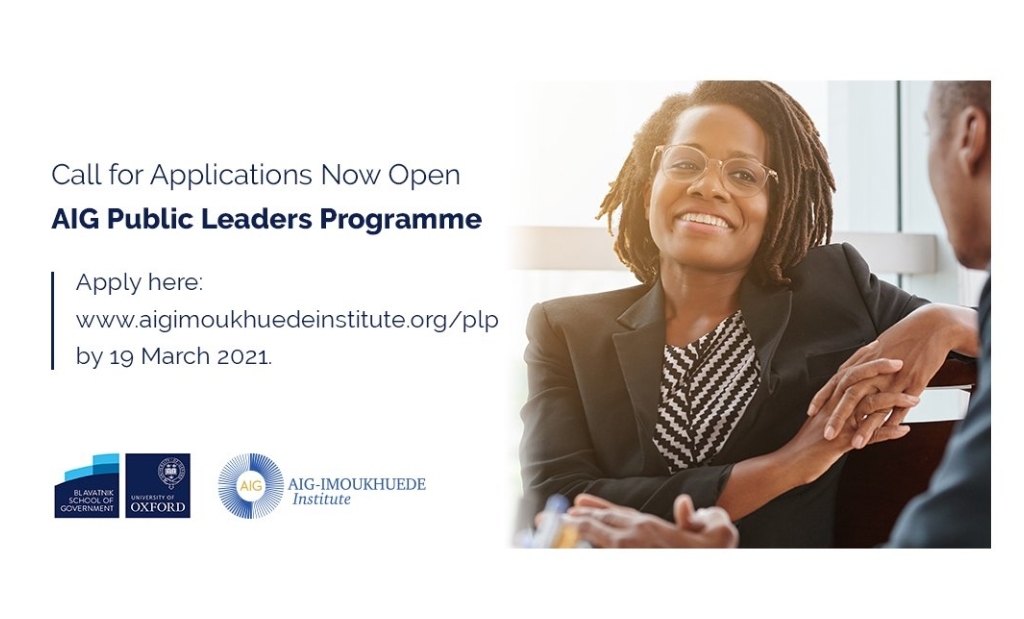 Africa Initiative for Governance (AIG) Public Leaders Programme 2021