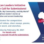Young African Leaders Initiative (YALI) Competition 2021 Call For Submission