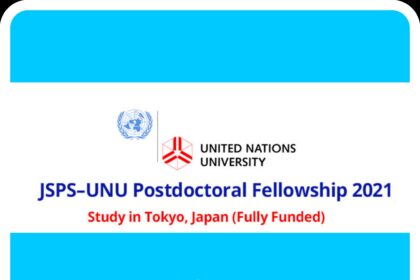 UNU Postdoctoral Fellowships Programme 2021