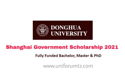Shanghai Government Scholarship 2021