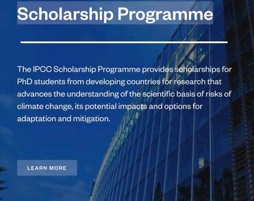 IPCC Scholarship Programme 2021 To Study PhD