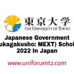 Japanese Government (Monbukagakusho: MEXT) Scholarship 2022 In Japan