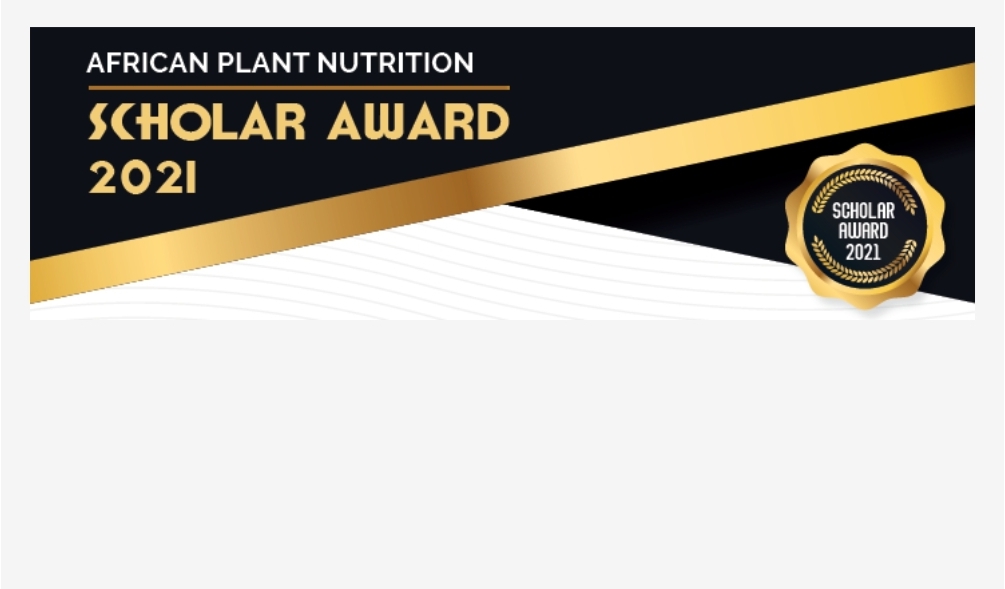2021 African Plant Nutrition Scholar Award For Graduates
