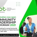 Dot Tanzania Community Leadership Program 2021/2022