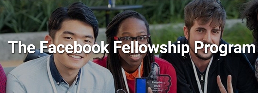 Facebook Fellowship Programme 2022 ($42,000 annual stipend)
