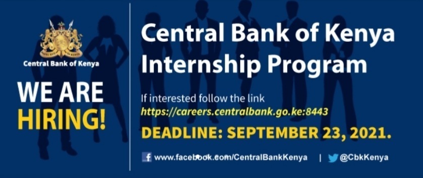 Central Bank of Kenya Internship Program 2021/2022