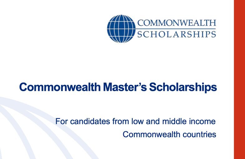 Commonwealth Master’s Scholarships 2022/2023 in UK (Fully Funded)