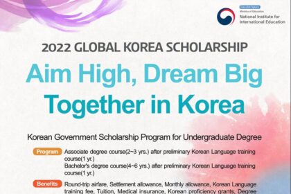 Korean Government Scholarship Program 2022…hip-program-2022/