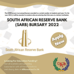 SARB Bursary 2022 - South African Reserve Bank