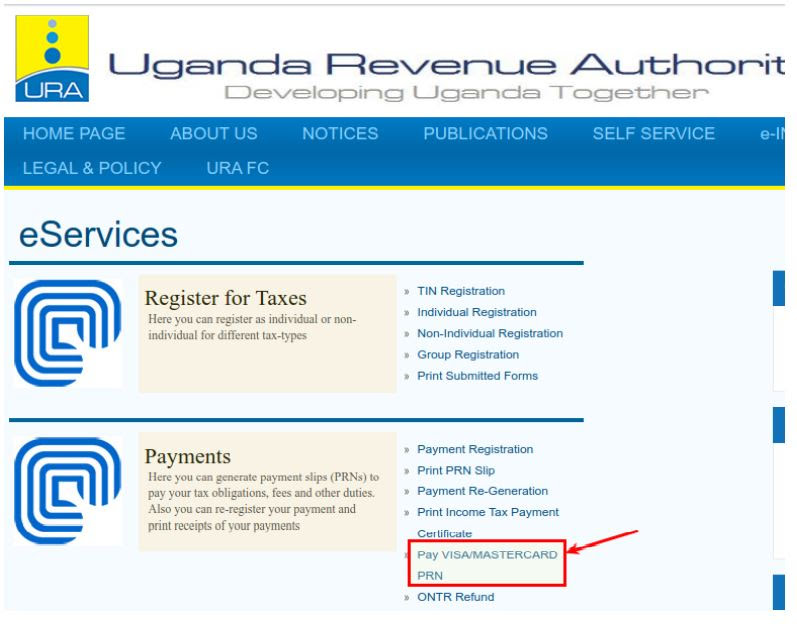 How to Pay Tuition & Other Fees to URA using VISA/MASTERCARD