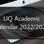 UQ Academic Calendar 2022/2023 PDF Download