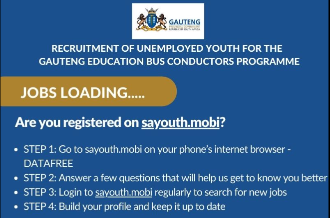 Gauteng Education Bus Conductors Programme Apply Here