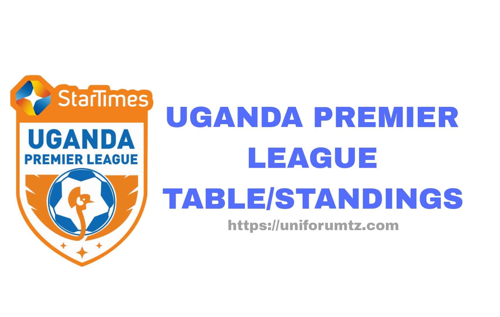Uganda Premier League Table/Standings 2022/2023