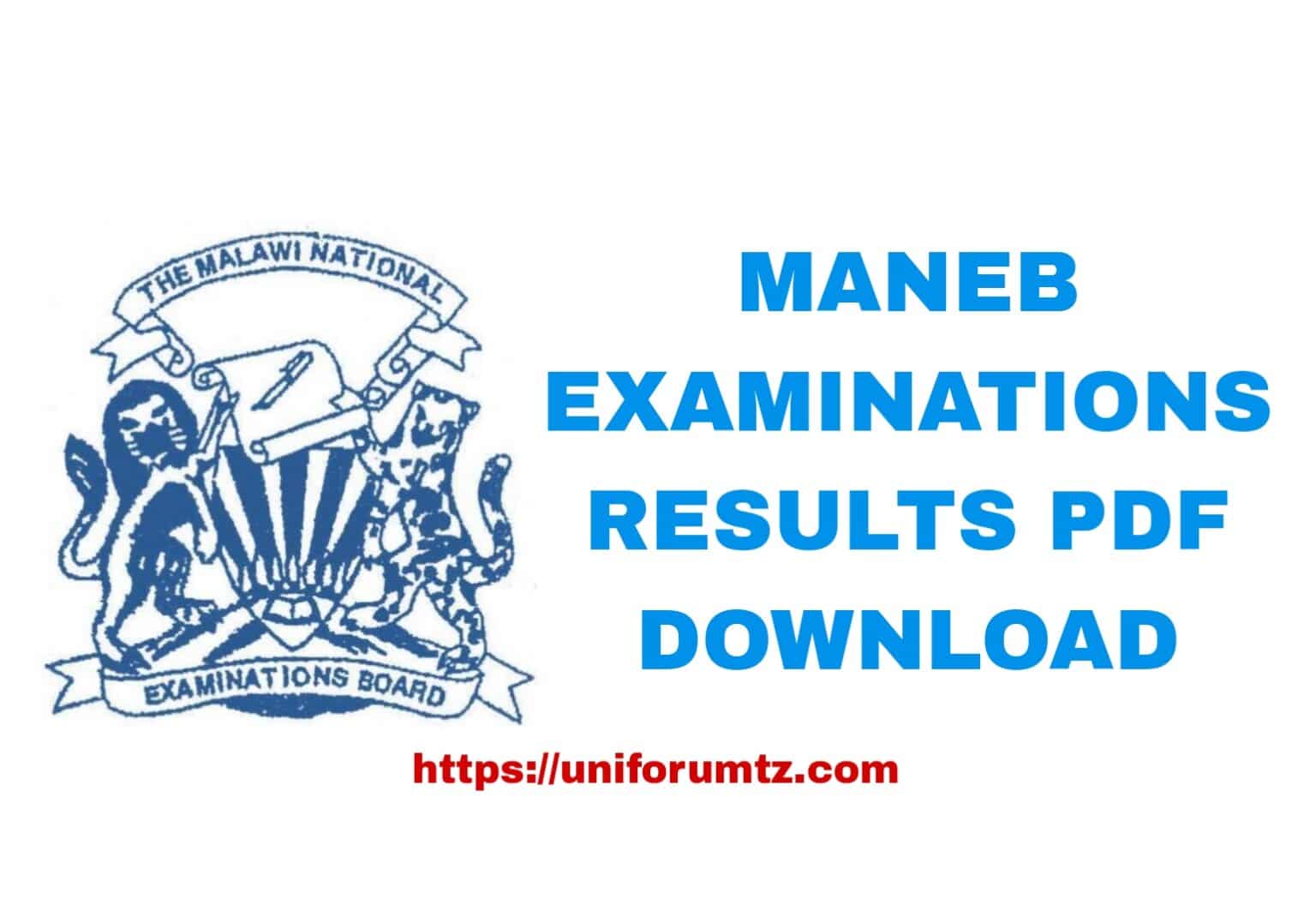 MANEB MSCE Results 2022 PDF Pass List Download