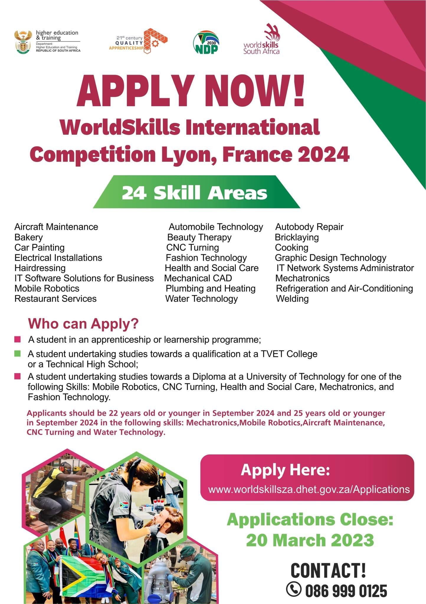 47th WorldSkills International Competition (Apply Now)
