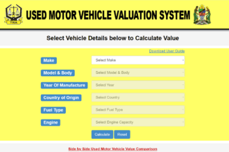 TRA Calculator 2023 - Used Motor Vehicle Valuation System TRA