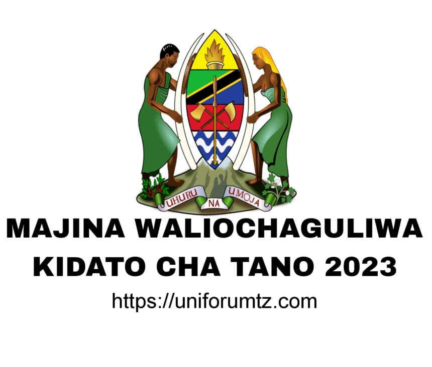 Majina Waliochaguliwa Kidato Cha Tano 2023 TAMISEMI Form Five Selection 2023 | Waliochaguliwa Kidato Cha Tano 2023