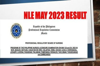 NLE May 2023 Result PRC