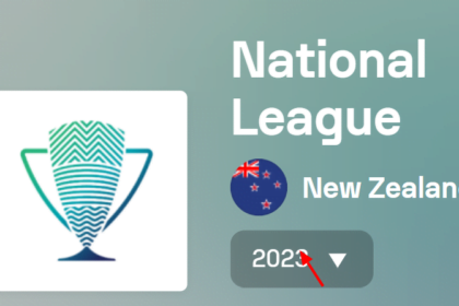 New Zealand National League Standing