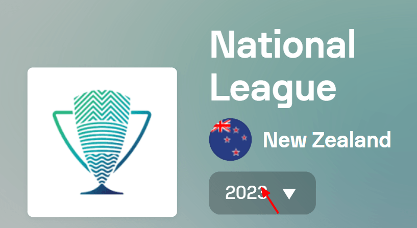 New Zealand National League Standing