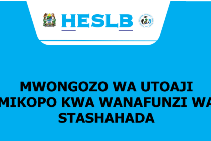 HESLB Muongozo Wa Mkopo Kwa Diploma 2023/2024