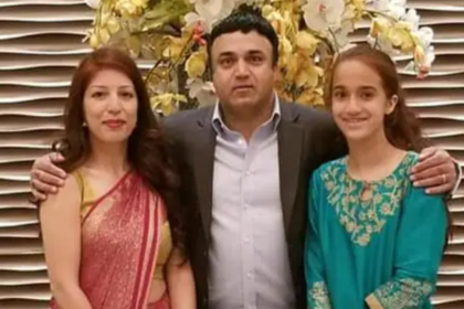 The Warikoo family, who were victims of a suspicious fire at their residence in Brampton, Canada on March 7. (Credit: Rajiv Warikoo/Facebook)