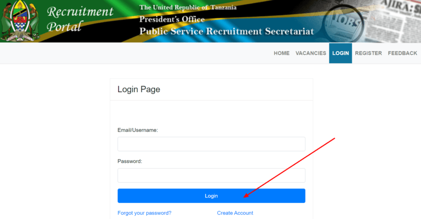 How to Log In to the Ajira Portal