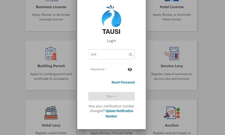 TAUSI Portal Login And Register (https://tausi.tamisemi.go.tz/)