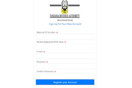 TRA Recruitment Portal Login And Register