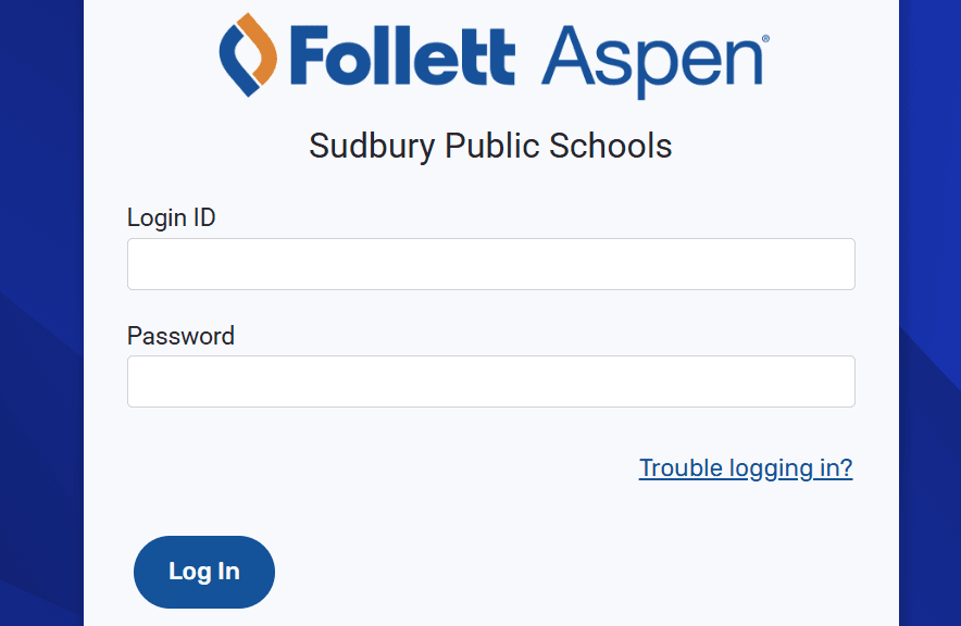 Aspen Login Sudbury