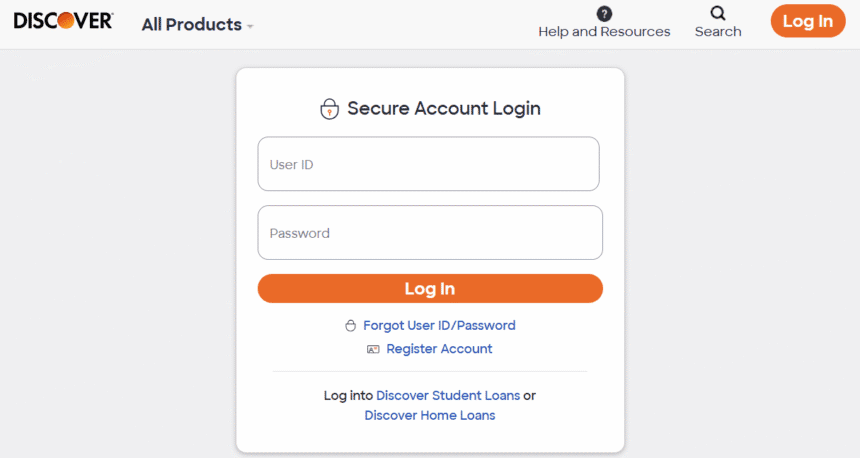 Discover Card Login