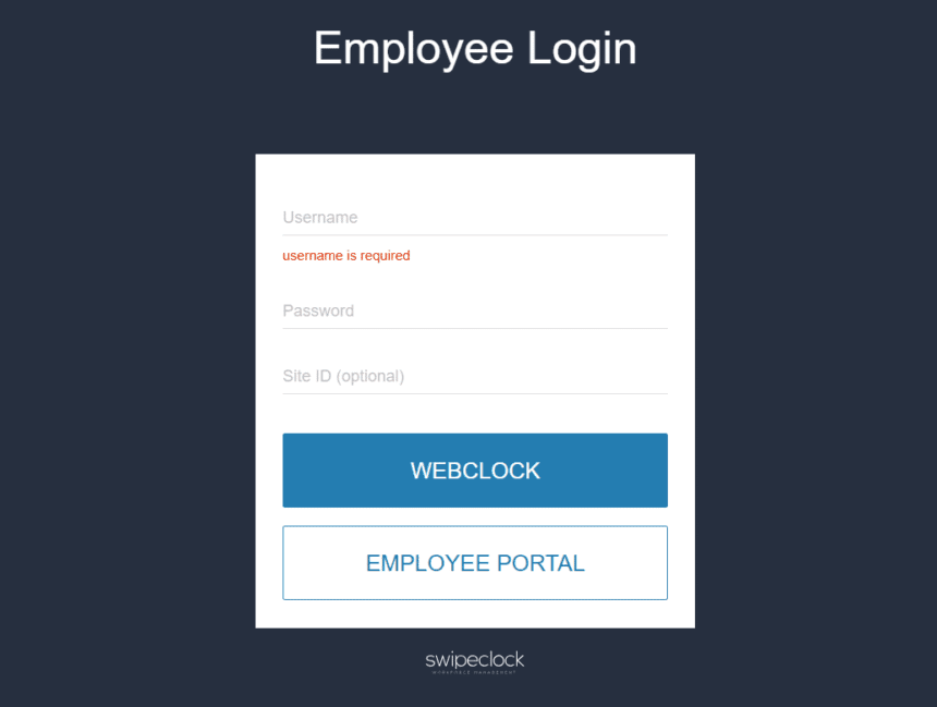 HTTPS Clock PayrollServers US Clock Web Login