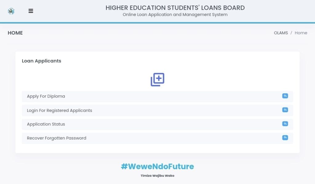 OLAMS HESLB Login & Register – How to Apply for Student Loan Online