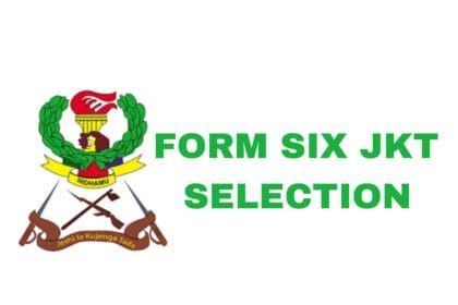 Form Six JKT Selection 2025 – Waliochaguliwa Kujiunga na JKT Tanzania