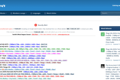 1TamilMV – Download Latest Tamil, Telugu, Hindi, and Malayalam Movies Online