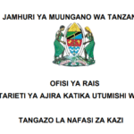 2326 Government Job Vacancies Announced in Tanzania – Apply Now!