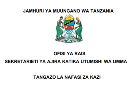 2326 Government Job Vacancies Announced in Tanzania – Apply Now!