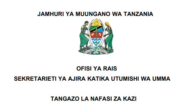 2326 Government Job Vacancies Announced in Tanzania – Apply Now!
