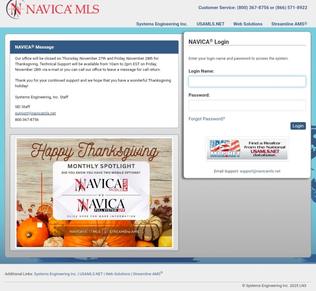 Navica MLS Login