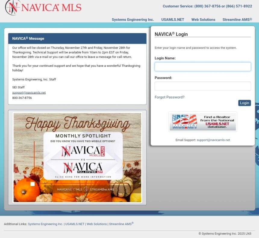Navica MLS Login
