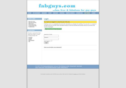 Fabguys Com Uk Login
