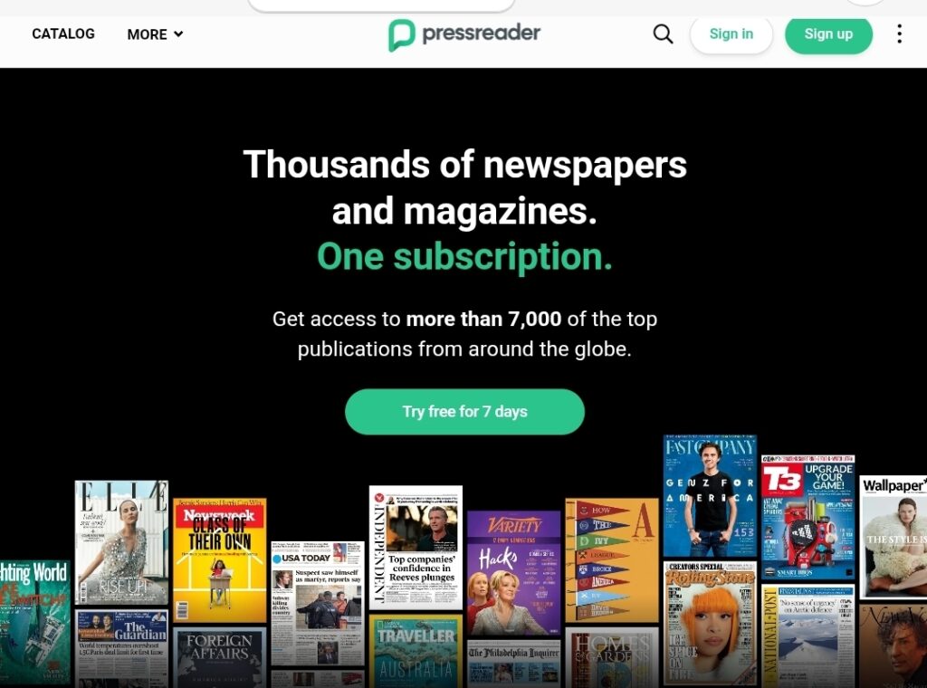 Pressreader Login Free