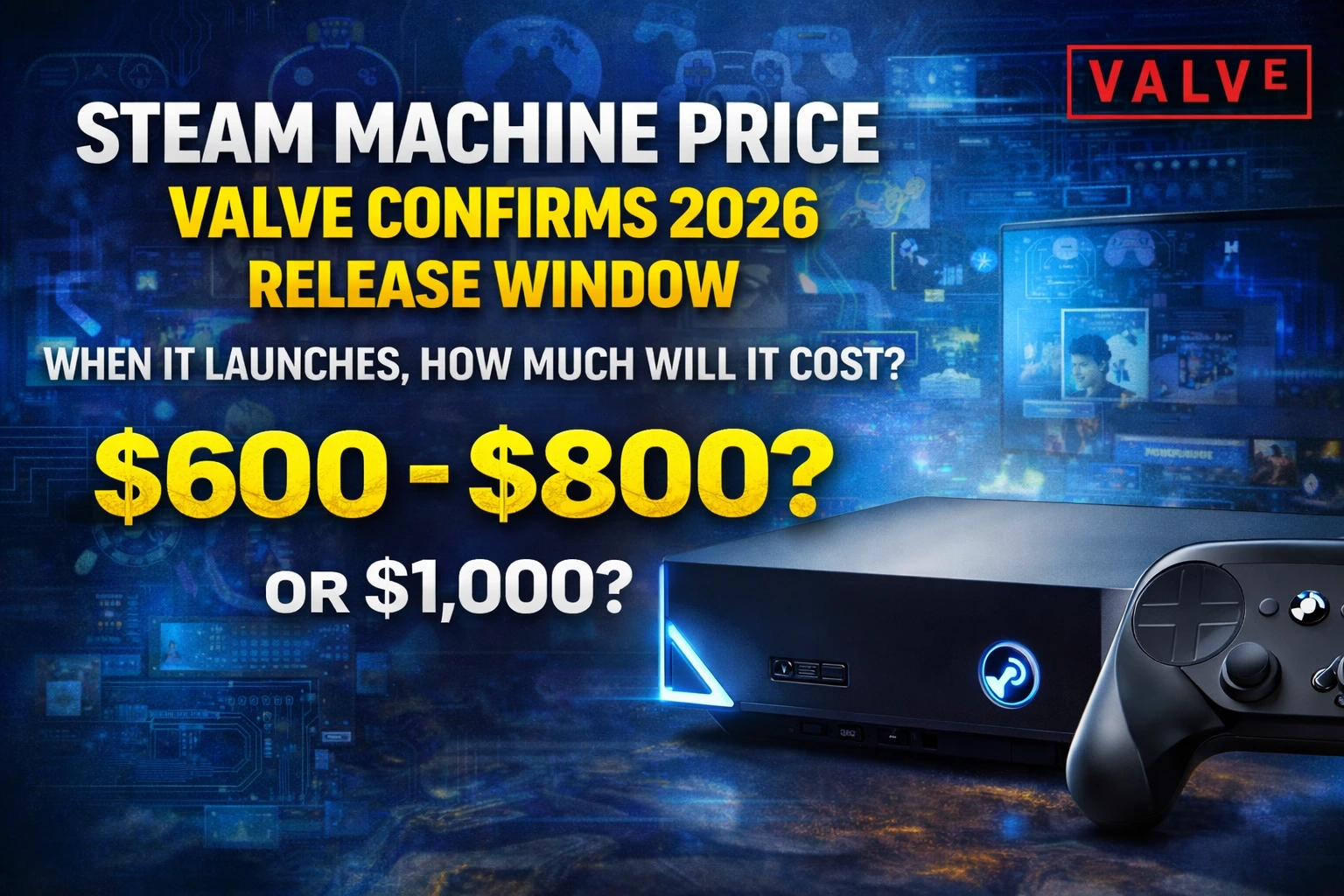 Breathtaking Valve Finally Confirms When Its Steam Machine Will Launch Moment for Your Screen Breathtaking Valve Finally Confirms When Its Steam Machine Will Launch Moment for Your Screen